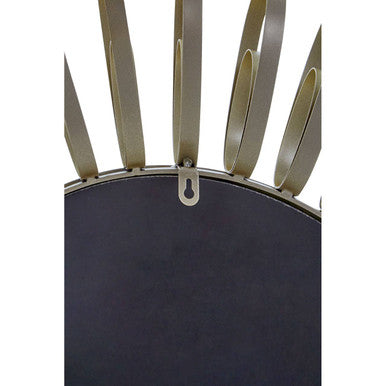 Orsina Trento Gold Multi Ring Wall Mirror – Modern Art Deco Sunburst