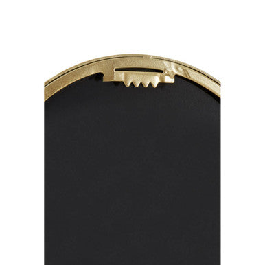 Orsina Trento Gold Wall Mirror – 10-Circle Sculptural Decorative Art