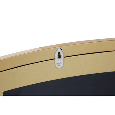 Orsina Villi Large Oval Wall Mirror – Gold Solid Wood Sculptural Frame