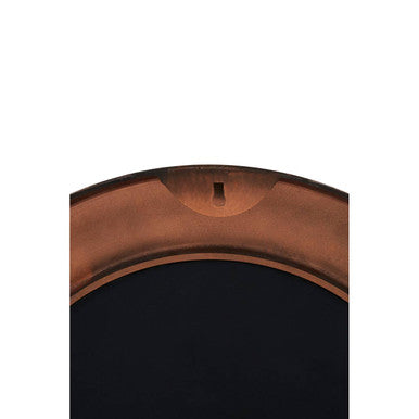 Orsina Akola Round Wall Mirror – Hammered Copper Finish Metal