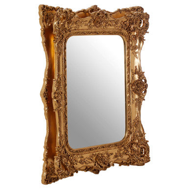 Orsina Marseille Gold Bevelled Edge Wall Mirror – Modern Luxury Decor