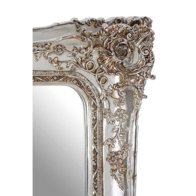 Orsina Marseille Champagne Baroque Wall Mirror – Ornate Ornate Frame