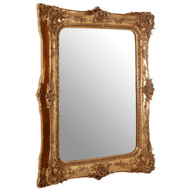 Orsina Marseille Gold Baroque Wall Mirror – Ornate Antique Style