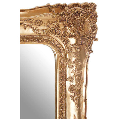 Orsina Marseille Gold Baroque Wall Mirror – Ornate Antique Style