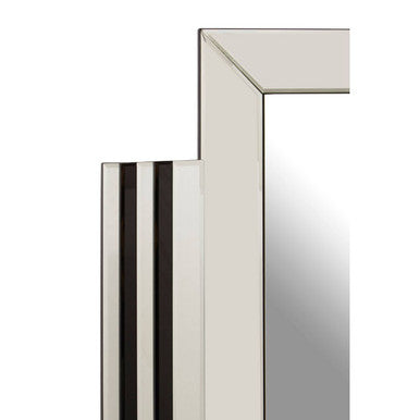 Orsina Ravenna Clear Wall Mirror – Rectangular Bevelled Glass Design