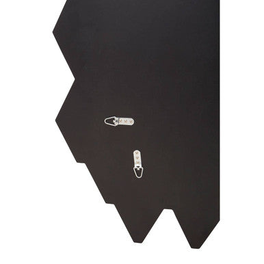 Orsina Reva Wall Mirror – Modern Geometric Grey and Clear Glass Mirror