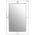 Orsina Rovo Silver Wall Mirror – Rectangular Modern Etched Design