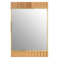 Orsina Rivoli Gold Wall Mirror – Rectangular Sculptural Home Decor
