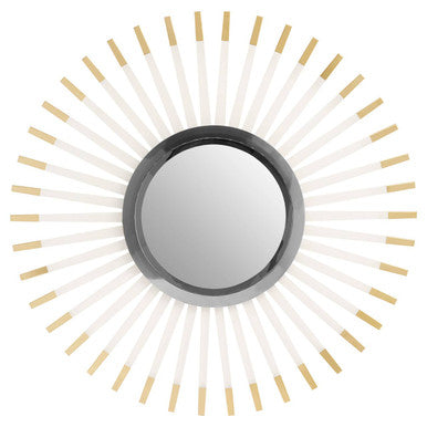 Orsina Remo Concave Wall Mirror – Modern Round Clear Glass Decor