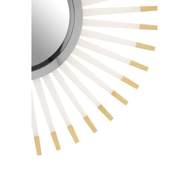 Orsina Remo Concave Wall Mirror – Modern Round Clear Glass Decor