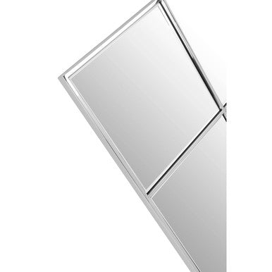 Orsina Reva Diamond Frame Wall Mirror – Modern Geometric Accent Mirror