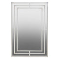 Orsina Avelino Silver Wall Mirror – Rectangular Contemporary Frame