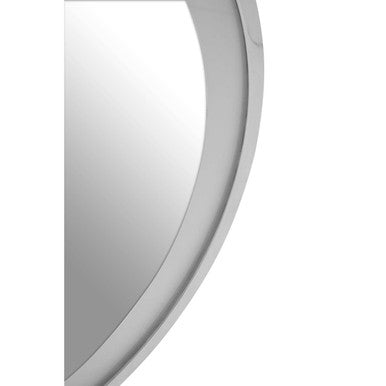 Orsina Avelino Round LED Illuminated Silver Vanity Mirror