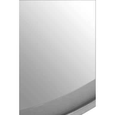 Orsina Avelino Round LED Illuminated Silver Vanity Mirror