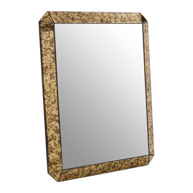 Orsina Komo Wall Mirror – Antique Gold Bevelled Horizontal Mirror