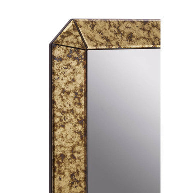 Orsina Komo Wall Mirror – Antique Gold Bevelled Horizontal Mirror