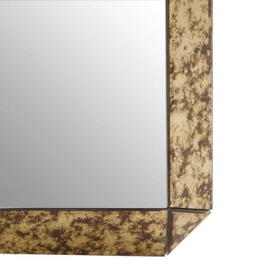 Orsina Komo Wall Mirror – Antique Gold Bevelled Horizontal Mirror