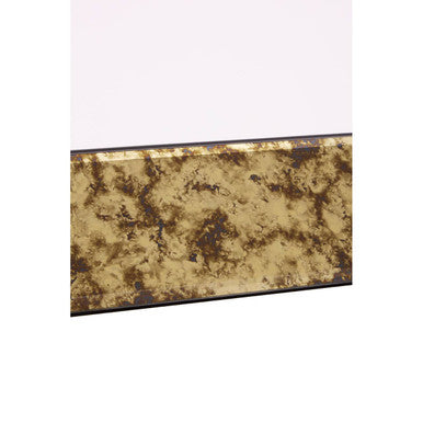 Orsina Komo Wall Mirror – Antique Gold Bevelled Horizontal Mirror