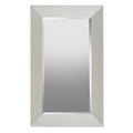 Orsina Duvali Champagne Silver Wall Mirror | Bevelled Edge Rectangle