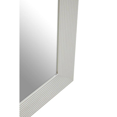 Orsina Duvali Champagne Silver Wall Mirror | Bevelled Edge Rectangle