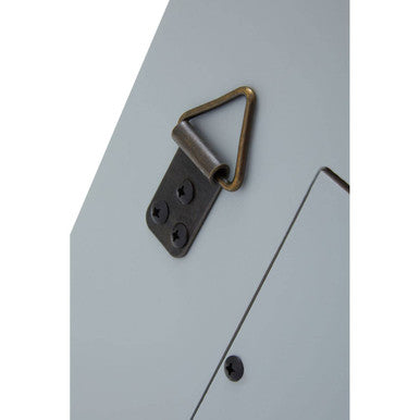 Orsina Duvali Champagne Silver Wall Mirror | Bevelled Edge Rectangle