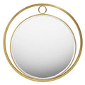Orsina Serrano Gold Wall Mirror – Modern Glam Decorative Mirror