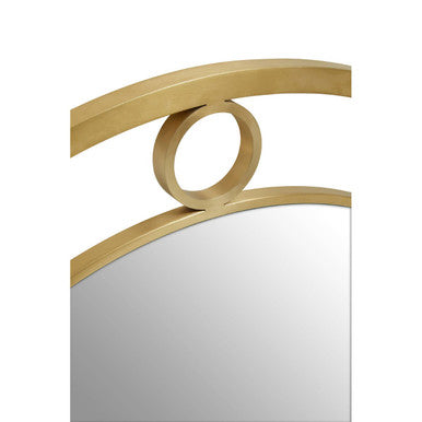 Orsina Serrano Gold Wall Mirror – Modern Glam Decorative Mirror