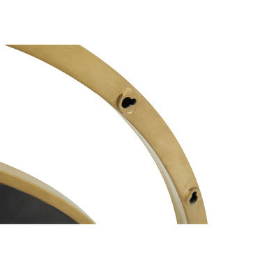 Orsina Serrano Gold Wall Mirror – Modern Glam Decorative Mirror