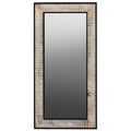 Orsina Luxor Recycled Wood Rectangular Wall Mirror – Rustic Decor