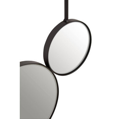 Orsina Trento Multi Circle Wall Mirror – Modern 10-Piece Round Art