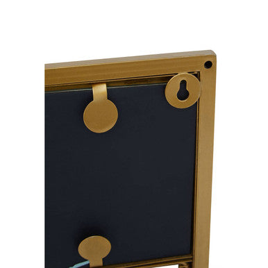 Orsina Enzo Gold Wire Wall Mirror – Modern Geometric Statement Decor