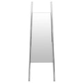 Orsina Genoa Full-Length Floor Mirror | Silver Stainless Steel Frame
