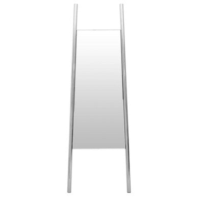 Orsina Genoa Full-Length Floor Mirror | Silver Stainless Steel Frame