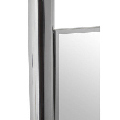 Orsina Genoa Full-Length Floor Mirror | Silver Stainless Steel Frame