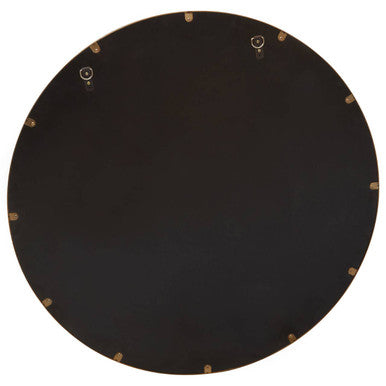 Orsina Grenoble Round Wall Mirror – Brushed Gold Stainless Steel