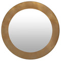 Orsina Grenoble Round Wall Mirror – Brushed Gold Stainless Steel