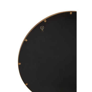 Orsina Grenoble Round Wall Mirror – Brushed Gold Stainless Steel