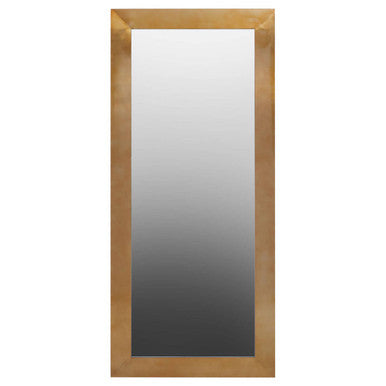 Orsina Grenoble Rectangular Wall Mirror – Brushed Gold Stainless Steel