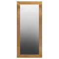 Orsina Grenoble Rectangular Wall Mirror – Brushed Gold Stainless Steel