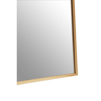 Orsina Descartes Arched Gold Wall Mirror | Modern Metal Frame