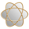 Orsina Terni Gold Wall Mirror – Triple Overlapping Oval Sculptural Design