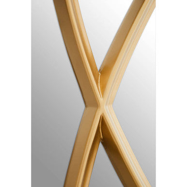 Orsina Terni Gold Wall Mirror – Triple Overlapping Oval Sculptural Design