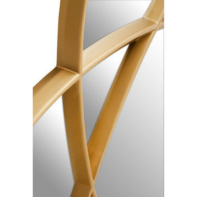 Orsina Terni Gold Wall Mirror – Triple Overlapping Oval Sculptural Design