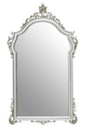 Orsina Teramo Silver Wall Mirror | Neoclassical Rectangular Frame
