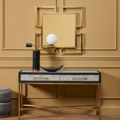 Orsina Allure Small Wall Mirror | Brushed Gold Stainless Steel