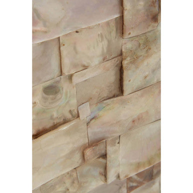 Orsina Palu Natural Shell Wall Mirror | Rectangular Coastal Decor
