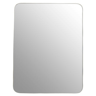Orsina Ella Gold Wall Mirror – Rectangular Metal Frame with Rounded Corners