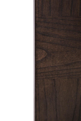 Orsina Dimaro Wall Mirror – Antique Grey Elm Wood Veneer Geometric Frame