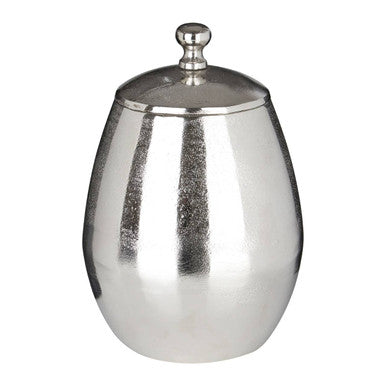 Orsina Kensington Townhouse Large Aluminium Jar – Textured Nickel Finish