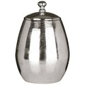 Orsina Kensington Townhouse Large Aluminium Jar – Textured Nickel Finish